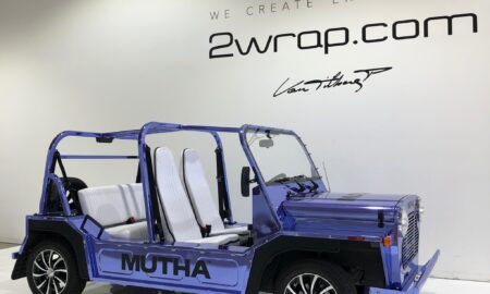 Moke wrap in Mutha Chrome 2