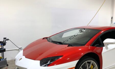 Lamborghini Aventador Bombshell advertising wrap 32