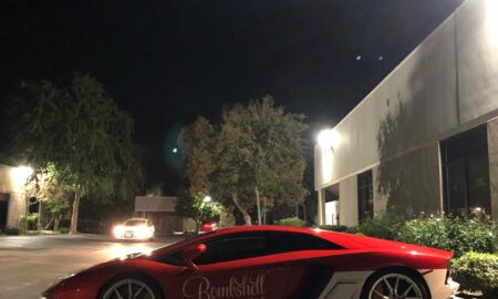 Lamborghini Aventador Bombshell advertising wrap 70