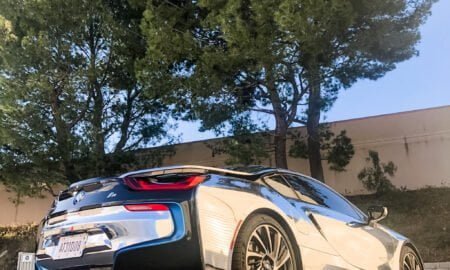 BMW I8 chroom