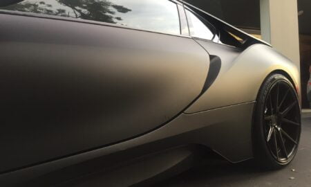 BMW i8 diepgevroren zwart5