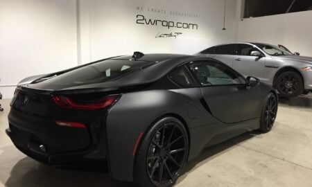 BMW i8 diepgevroren zwart7