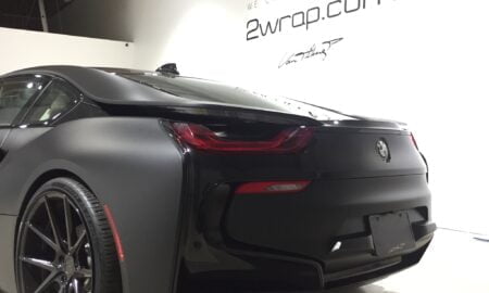 BMW i8 diepgevroren zwart9