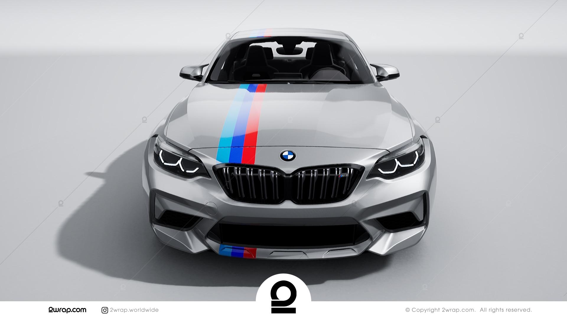 BMW M-power Stripes  got you covered