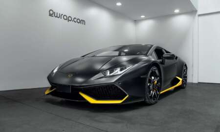 Lamborghini Huracan satijnzwart en geel 3