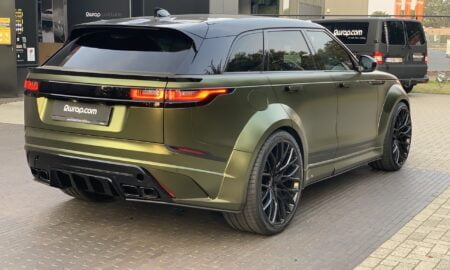 Range Rover Velar gewrapt in Avery Hope Green 13