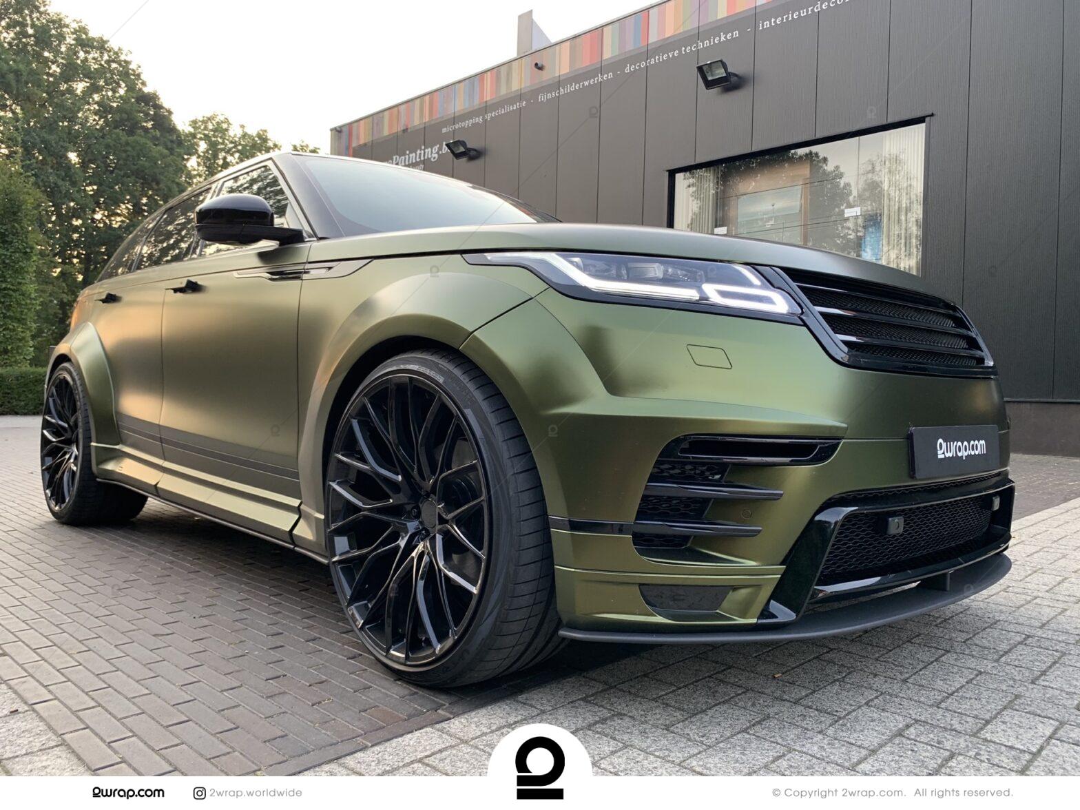 Range Rover Velar Hope Green Wrap | Avery Satin Vinyl