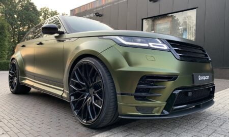 Range Rover Velar gewrapt in Avery Hope Green 23