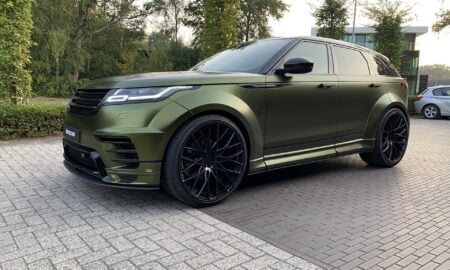 Range Rover Velar gewrapt in Avery Hope Green 25