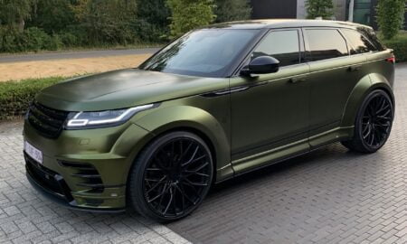 Range Rover Velar gewrapt in Avery Hope Green 30