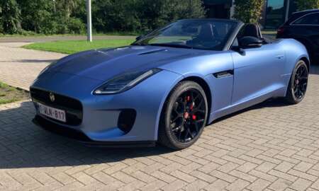 Jaguar F-type Satin Ice Blue 11