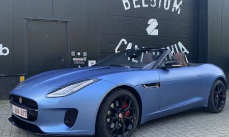Jaguar F-type Satin Ice Blue 17