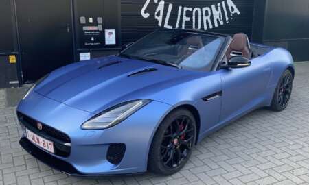 Jaguar F-type Satin Ice Blue 22