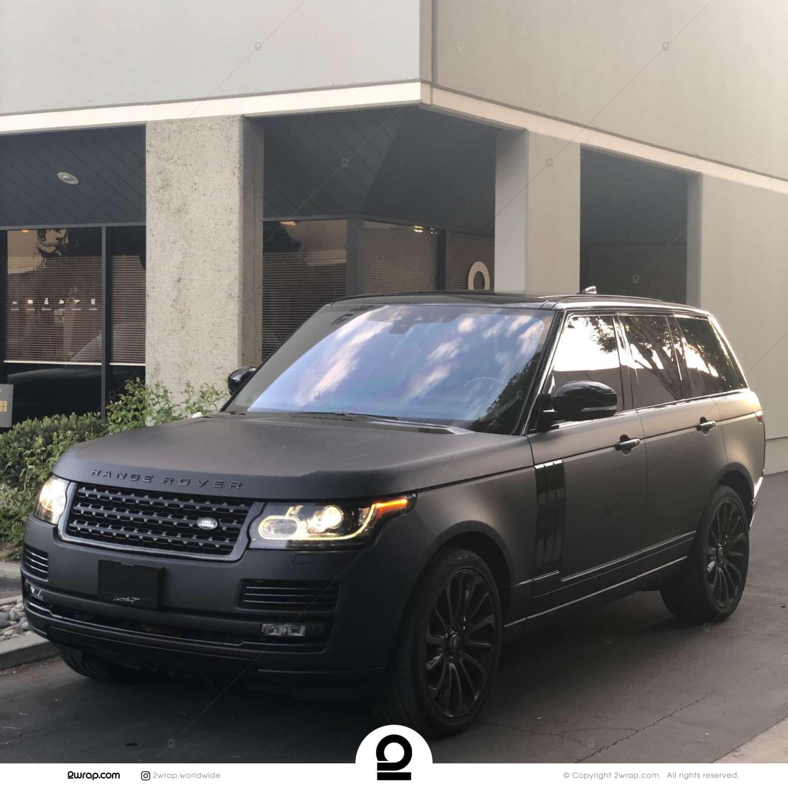 Range Rover Matt Range rover deep Matt Black | 2wrap.com | Car Wraps, PPF ...