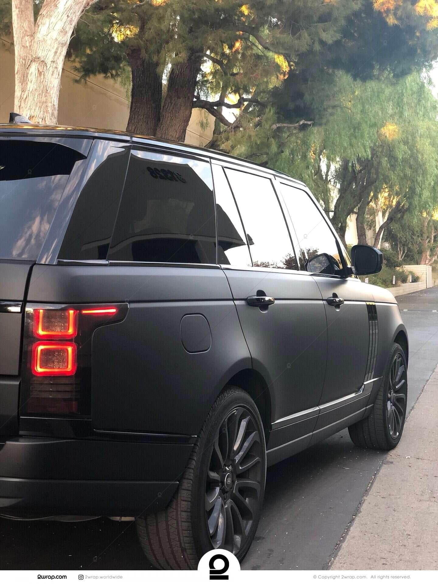 Range Rover Matt Range rover deep Matt Black | 2wrap.com | Car Wraps, PPF ...