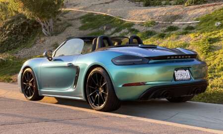 Porsche 718 Boxter GTS oracal wrap aquamarijn glanzend 19