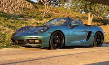 Porsche 718 Boxter GTS oracal wrap aquamarijn glanzend 24