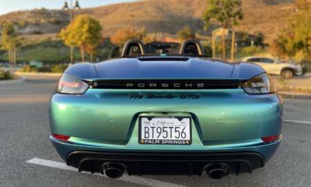 Porsche 718 Boxter GTS oracal wrap aquamarijn glanzend 28