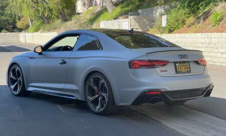 Audi rs5 Avery Mat donkergrijs carwrap 6