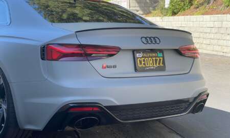 Audi rs5 Avery Mat donkergrijs carwrap 7