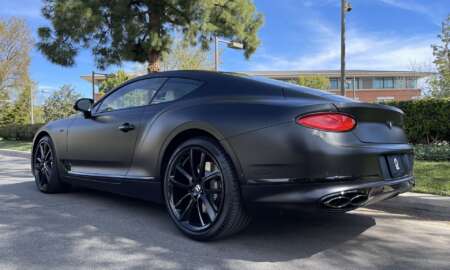 Bentley Continental GT gewrapt in 3M satijnzwart3
