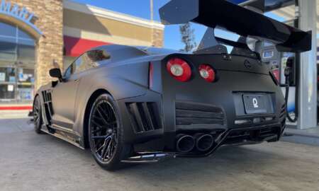 Nissan GTR Frozen Black Varis kit 86