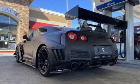 Nissan GTR Frozen Black Varis kit 88