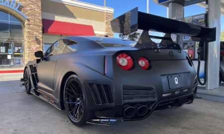 Nissan GTR Frozen Black Varis kit 91