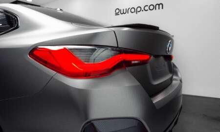 BMW I4 m50 wrapped in satin dark grey 3.jpg