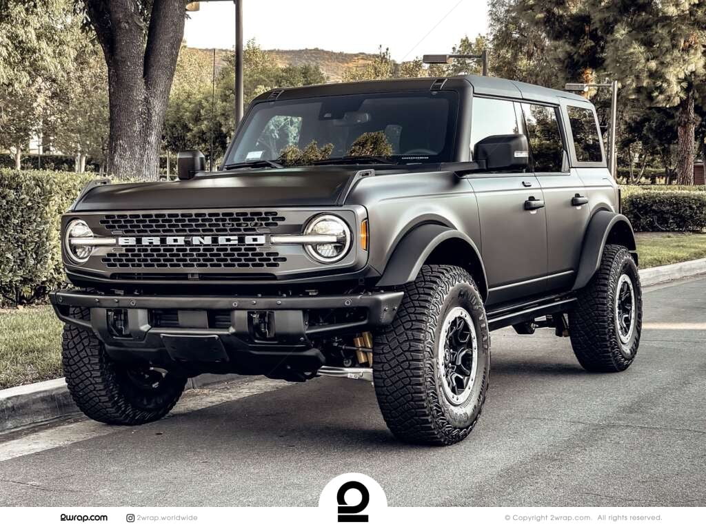 Matt Black Ford Bronco