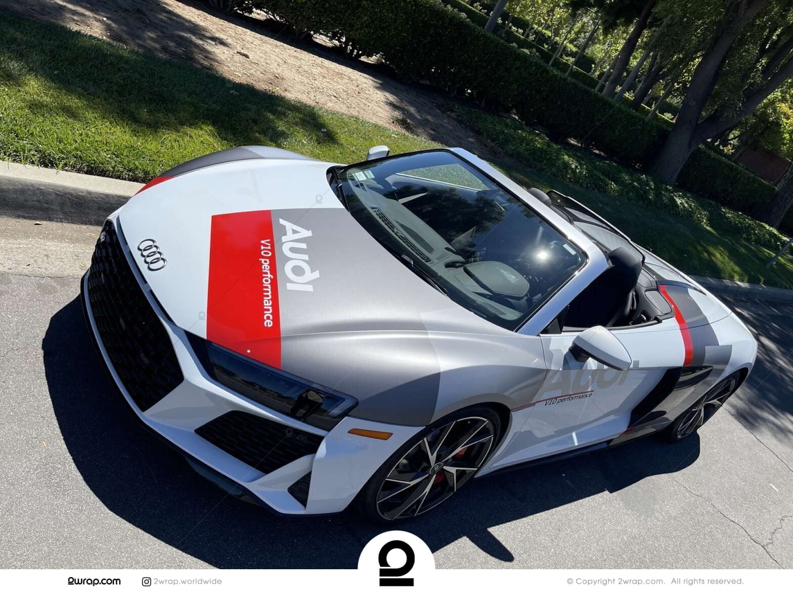 Audi R8 V10 Custom Design Wrap | 2wrap