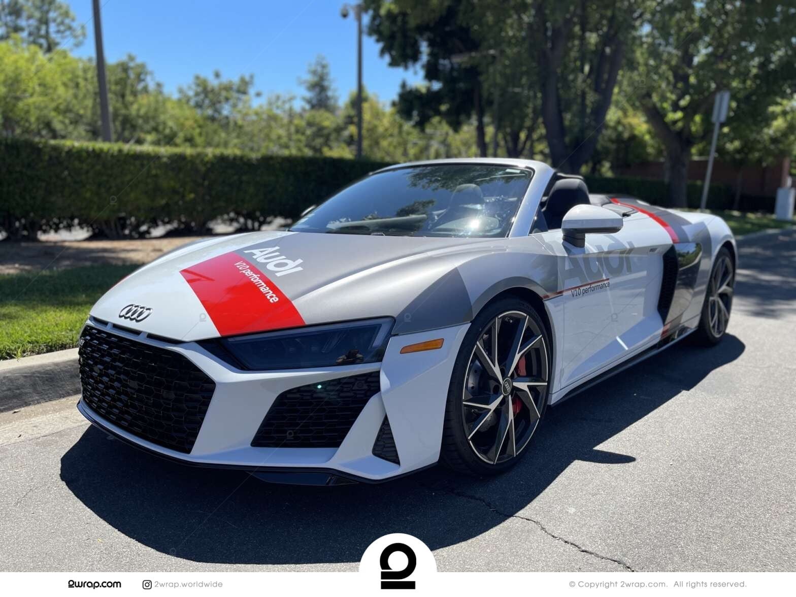 Audi R8 V10 Custom Design Wrap | 2wrap