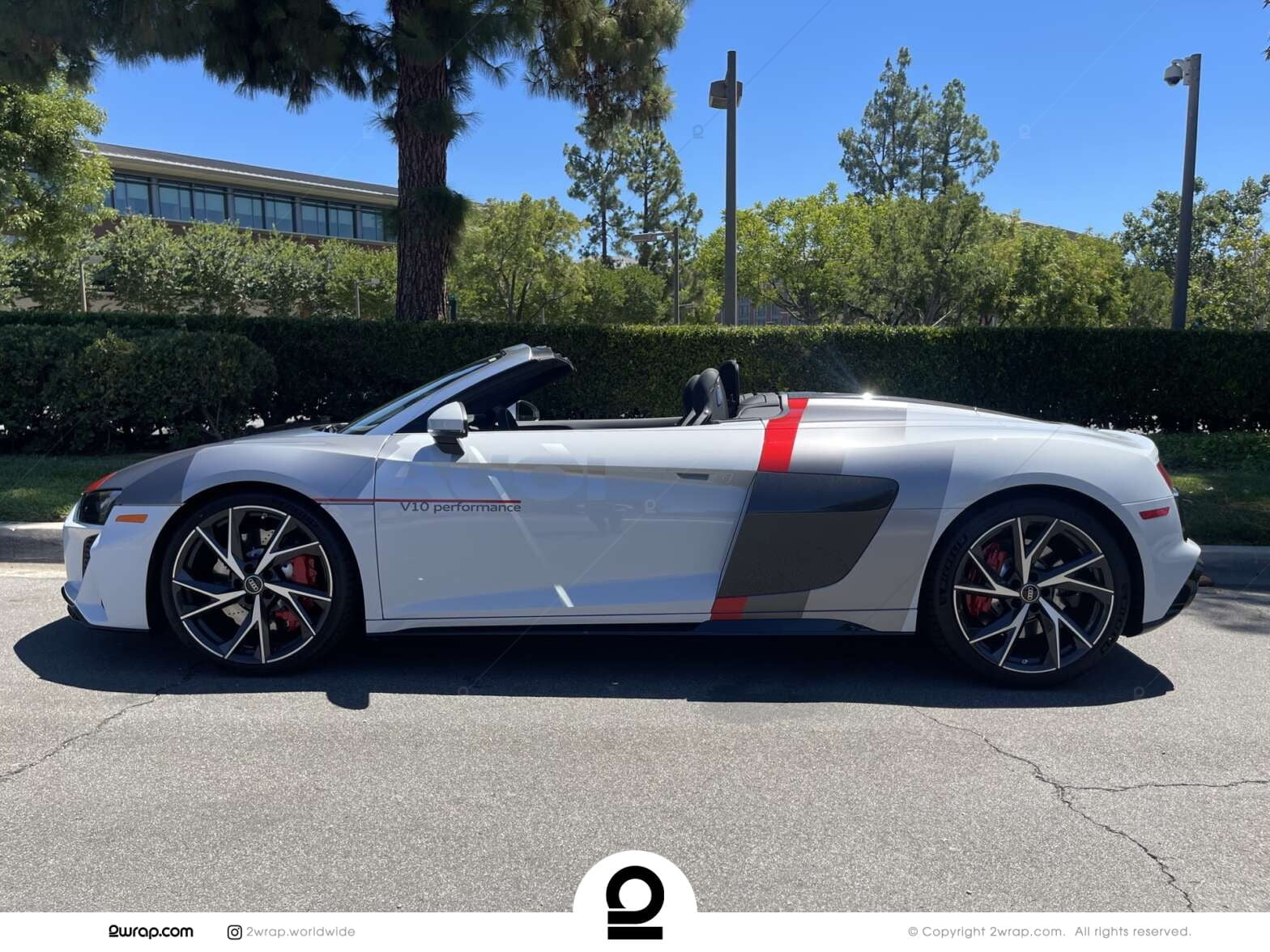 Audi R8 V10 Custom Design Wrap | 2wrap