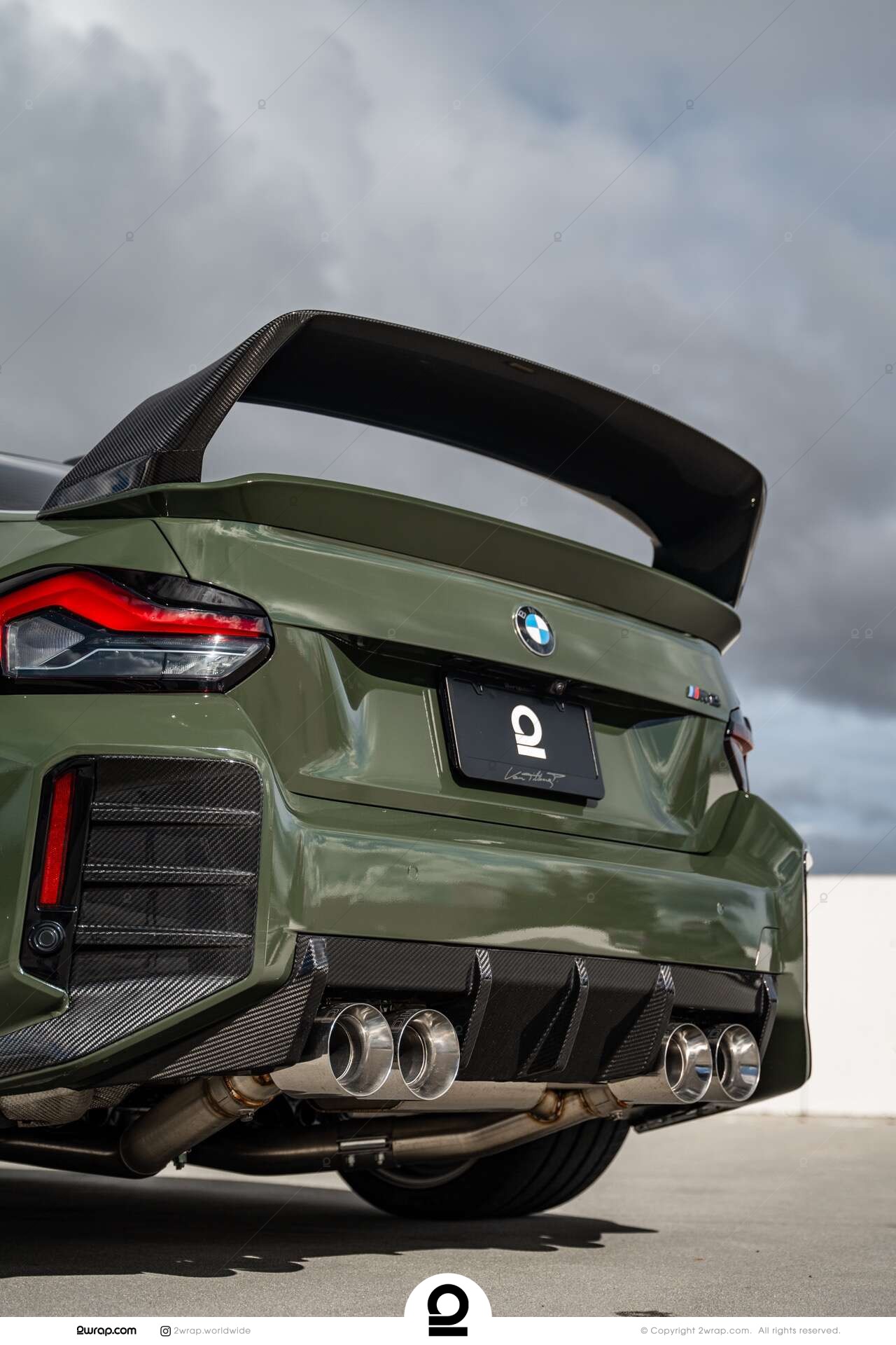 BMW M2 Olive Green Wrap | Scott Disick | 2wrap