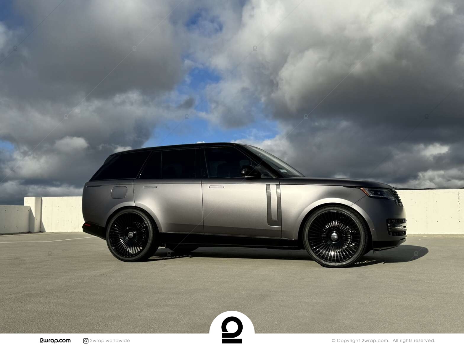 Carwrapping Your Range Rover: Satin Dark Grey Edition | 2wrap.com | Car ...