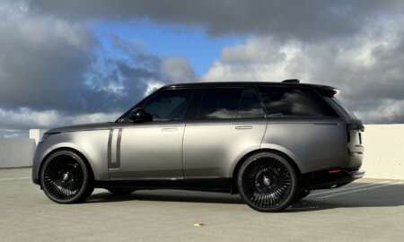 Range Rover Satin Dark Grey 3M wrap 00029