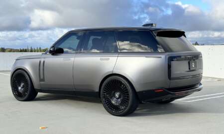 Range Rover Satin Dark Grey 3M wrap 00036