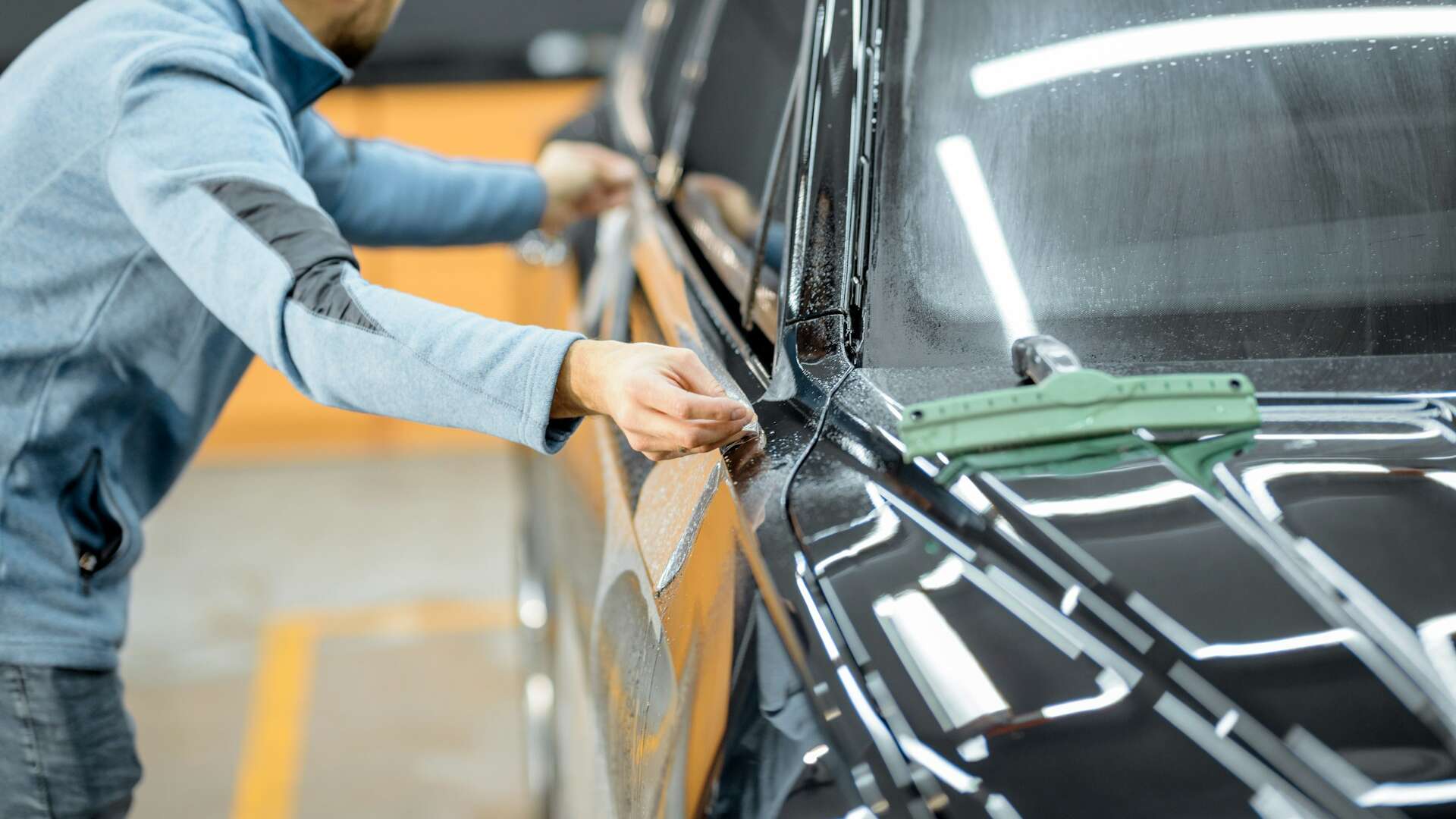 Proces voor het wrappen van voertuigen