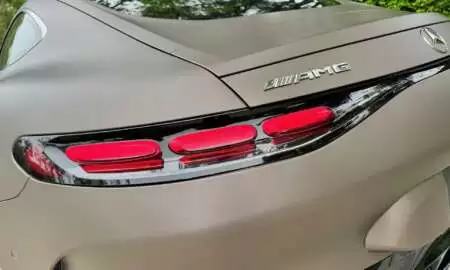 Backview taillight Mercedes-Benz Matt brown metallic