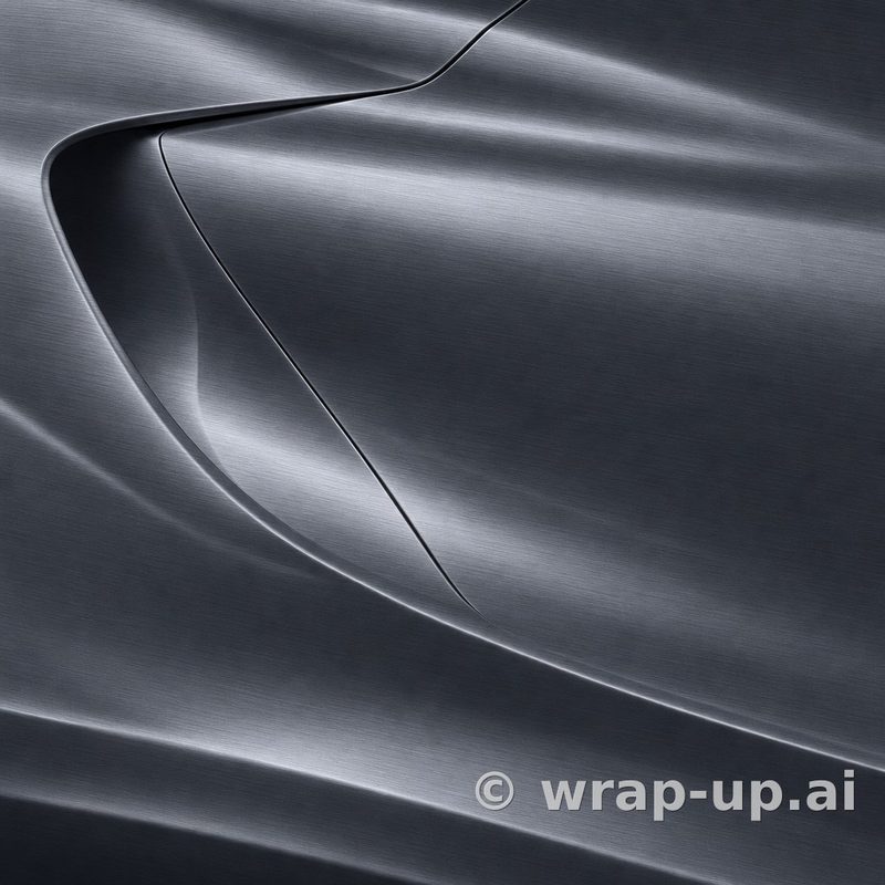 3M 2080 BR201 Steel vinyl wrap color sample