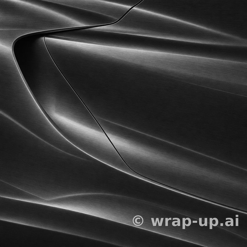 3M 2080 BR212 Black Metallic vinyl wrap color sample