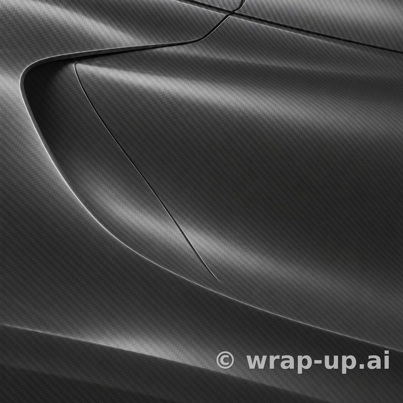 3M 2080 CFS12 Black vinyl wrap color sample