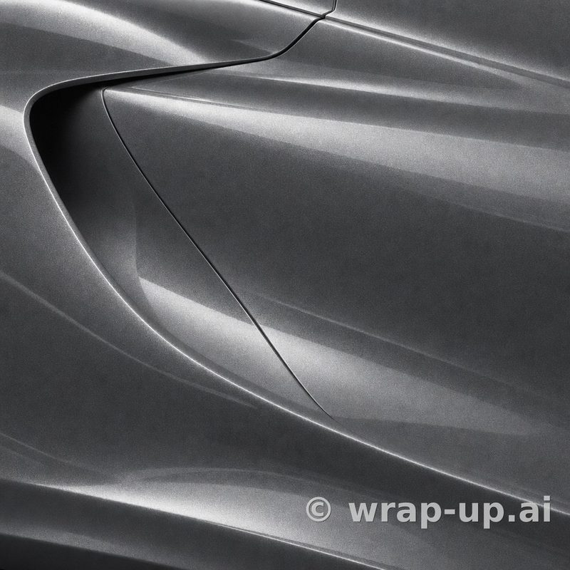 3M 2080 G201 Anthracite vinyl wrap color sample