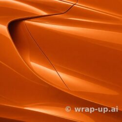 3M 2080 G24 Deep Orange vinyl wrap color sample