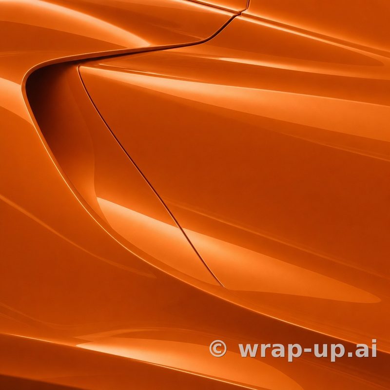 3M 2080 G24 Deep Orange vinyl wrap color sample