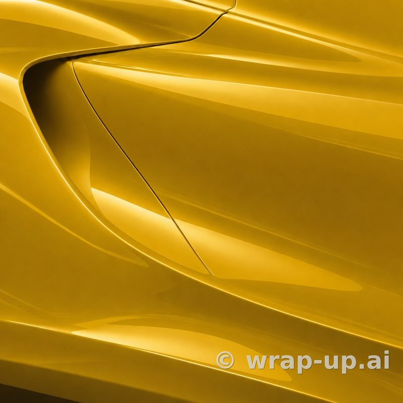 3M 2080 G25 Sunflower vinyl wrap color sample