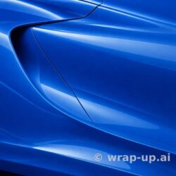 3M 2080 G337 Blue Fire vinyl wrap color sample