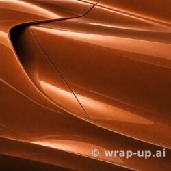 3M 2080 G344 Liquid Copper vinyl wrap color sample