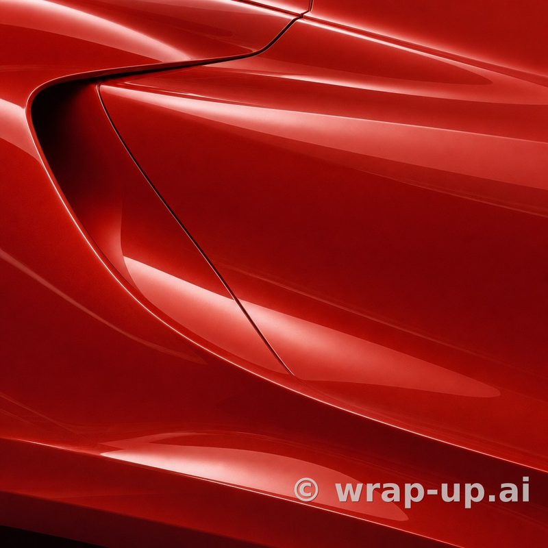 3M 2080 G364 Fiery Orange vinyl wrap color sample