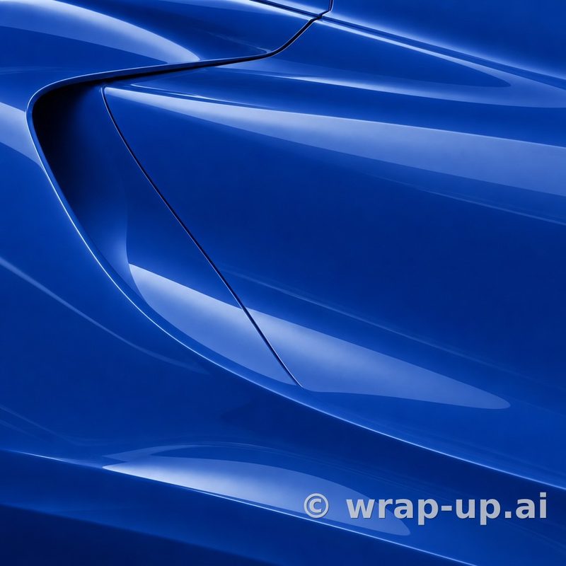 3M 2080 G47 Intense Blue vinyl wrap color sample